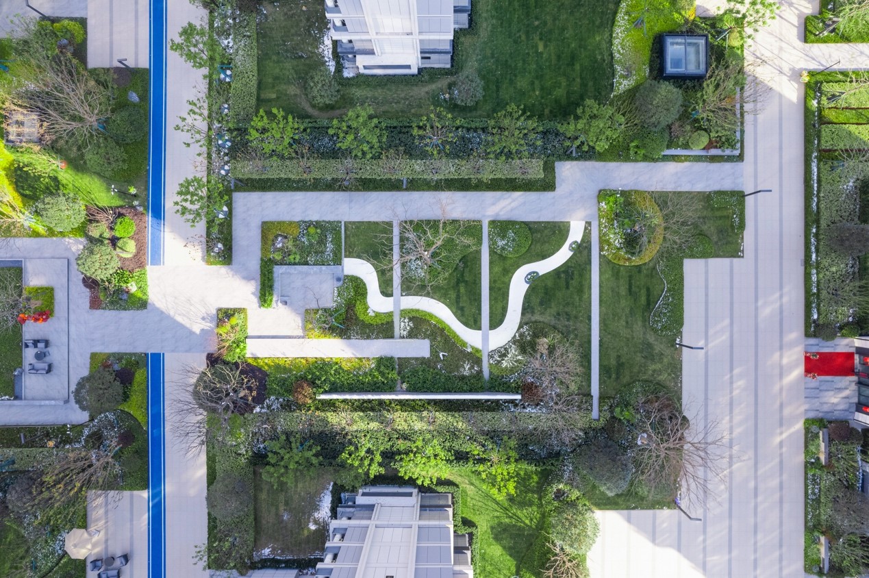 这个年底交付的小区 兑现了度假住宅景观