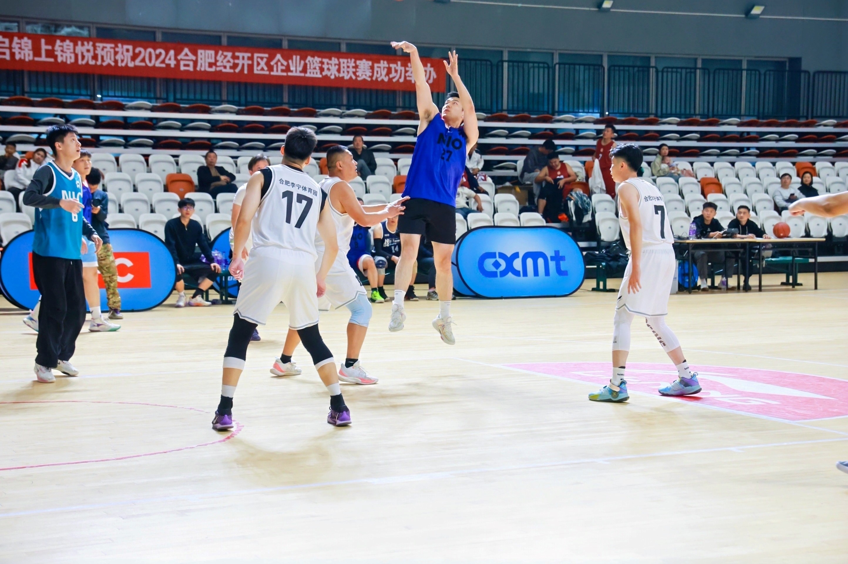 迎篮而上 斗志昂扬|皖投云启锦上锦悦项目祝贺2024“产BA”合肥经开区企业篮球联赛圆满成功